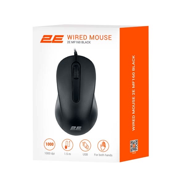 2E MF160 USB Black Mouse 2E-MF160UB