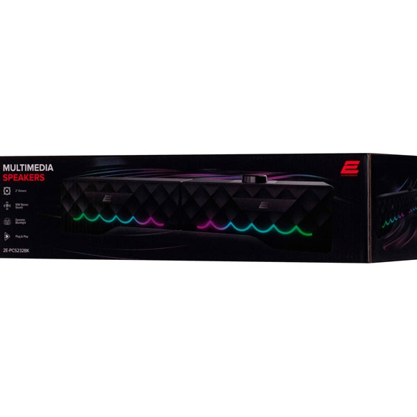 2E PCS232 Multimedia speaker RGB Black