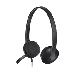 LOGITECH Corded USB Headset H340  - BLACK 981-000475