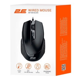 2E  MF180  USB-A Black Mouse 2E-MF180UB