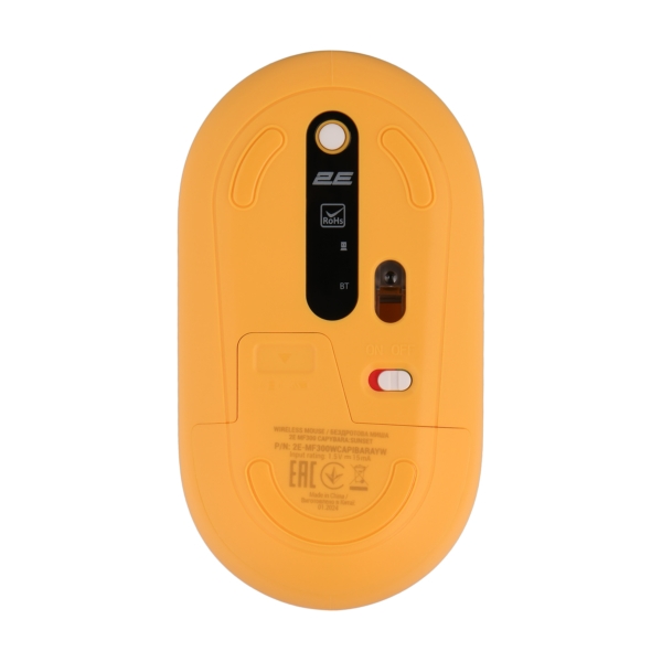 2E MF300 Capybara: Sunset Silent WL BT Yellow Mouse 2E-MF300WCAPIBARAYW