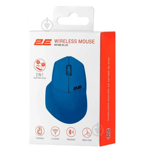 2E MF280 Silent WL BT Blue Mouse 2E-MF280WBL