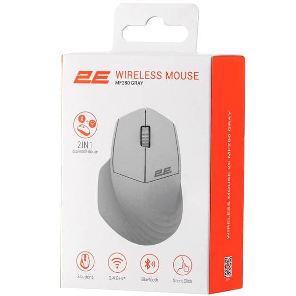 2E MF280 Silent WL BT Grey 2E-MF280WGR