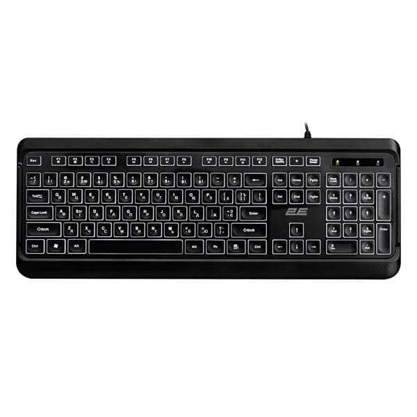 2E KS120 USB Black Klaviatura 2E-KS120UB