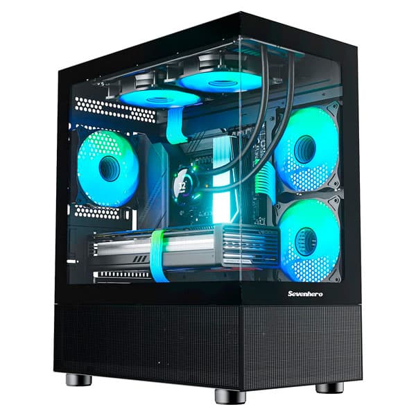 X-Base EMBL Black Computer Case