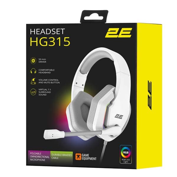 2E-HG315 7.1 Gaming Headset 2E-HG315 7.1 White