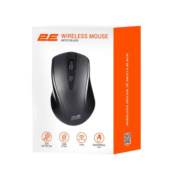 2E MF213 Wireless Black Mouse 2E-MF213WB