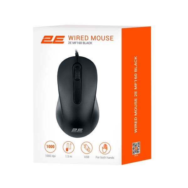 2E MF160 USB Black Mouse 2E-MF160UB