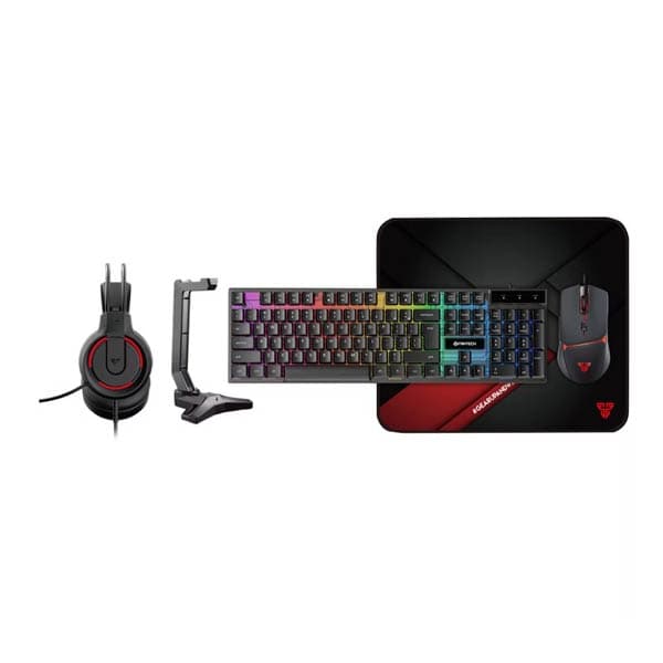 Fantech P51 Power Bundle 5 IN 1 Gaming Set Combo Black Wired