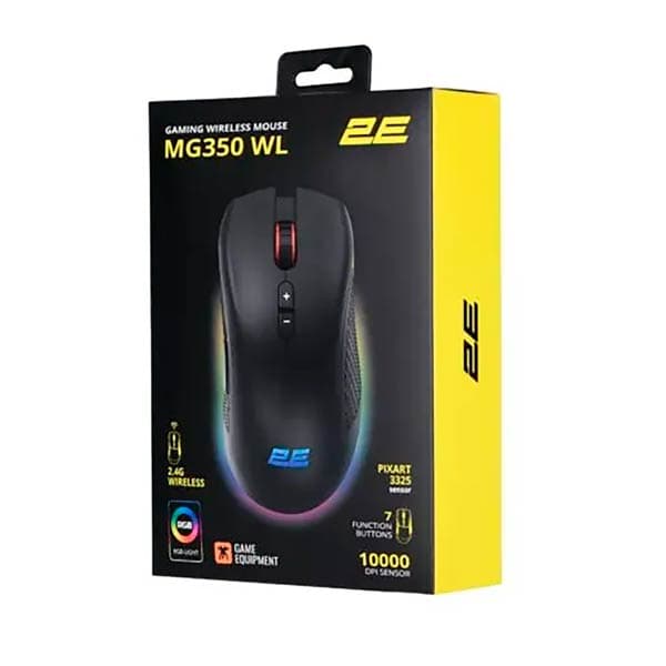2E MG350 WL RGB USB Black Gaming Mouse 2E-MG350UB-WL