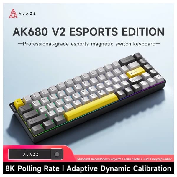AK680 V2 Black Gray Yellow