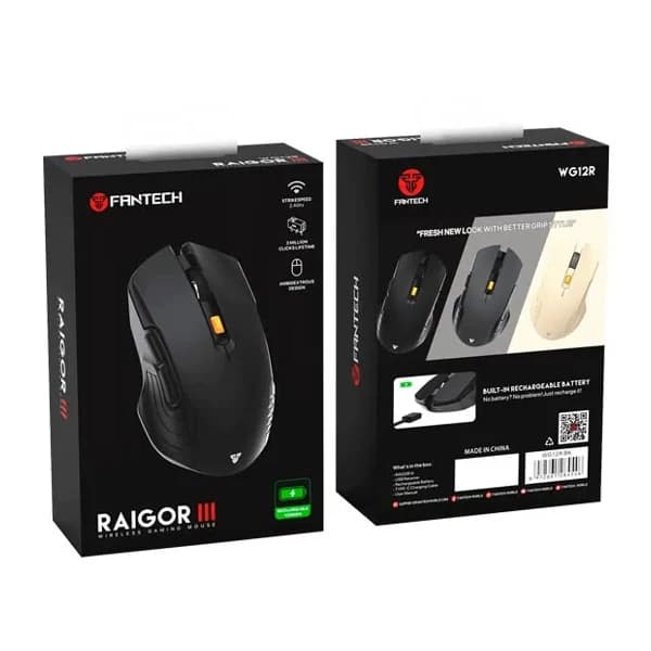Fantech Raigor III WG12R Black Mouse