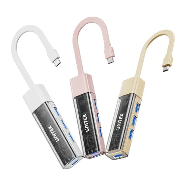UNITEK Bi-Directional Hub with Detachable Cable H1319AWH01