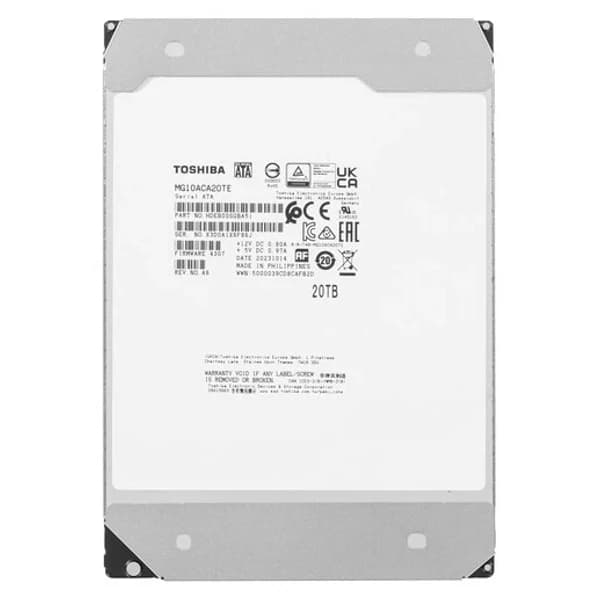 Toshiba HDD MG10 20TB MAMR 512e Hard Disk MG10ACA20TE