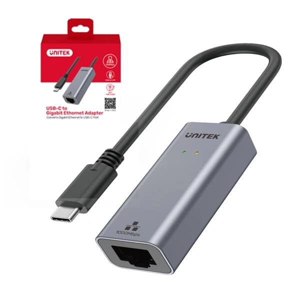 UNITEK USB-C to Gigabit Ethernet Adapter Y-3465GY01